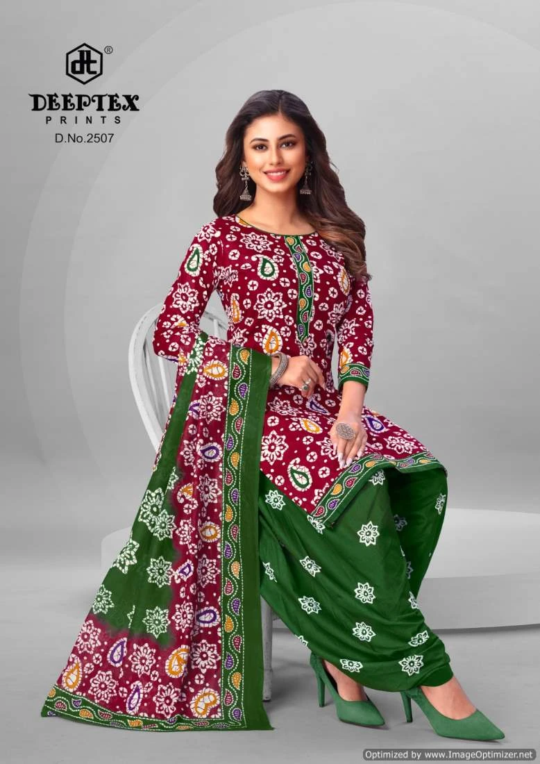 Deeptex Batic Plus Vol 25 Cotton Wholesale Salwar Suit Catalog — Wholesale Salwar Suits, Deeptex wholesale from Surat — view 7